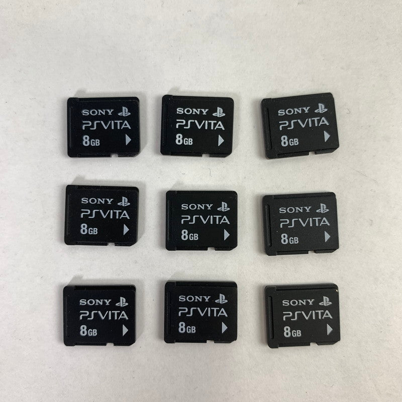 【中古美品】 PlayStation Vita メモリーカード　８GBまとめ 9個セット 023-260609-MO-01-fuz 万代Net店