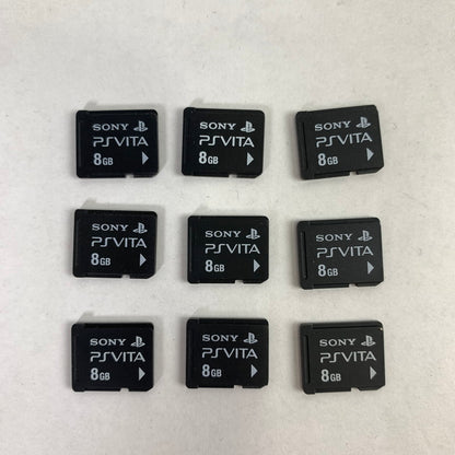 【中古美品】 PlayStation Vita メモリーカード　８GBまとめ 9個セット 023-260609-MO-01-fuz 万代Net店