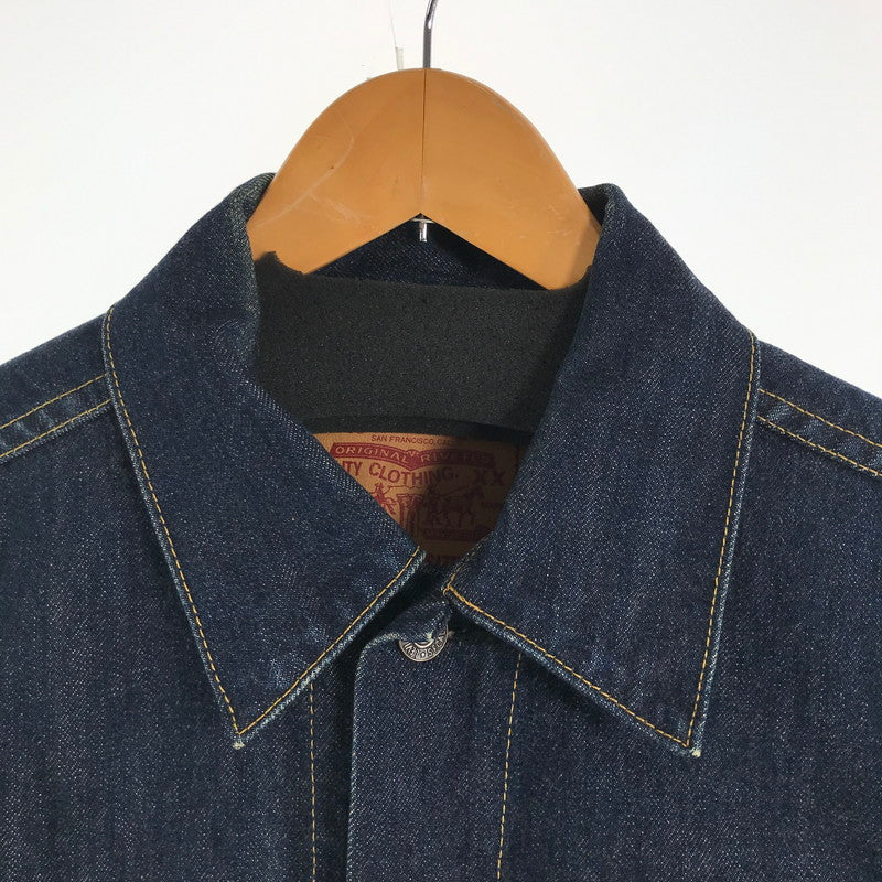 【中古品】【メンズ】 LEVIS リーバイス 71557 DENIM JACKET デニム ジャケット アウター 古着 145-260610-mh-01-fuzh サイズ：40 カラー：インディゴ 万代Net店