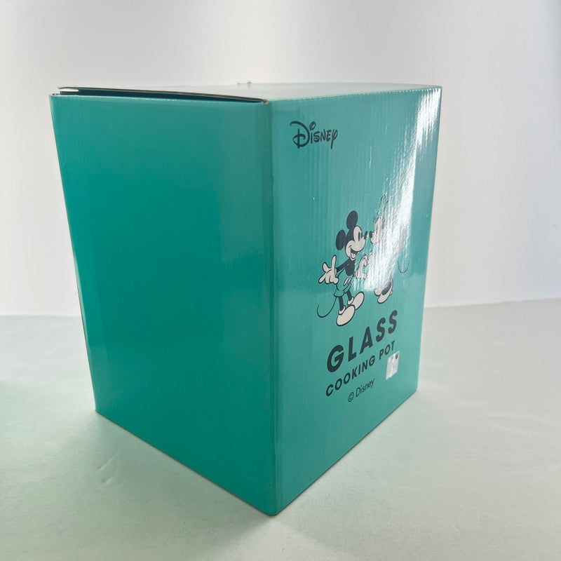【中古美品】 未使用 開封品 Disney ディズニー ミッキー＆ミニー グラス クッキング ポット 2コ セット まとめ 101-260615-mh-02-fuz 万代Net店