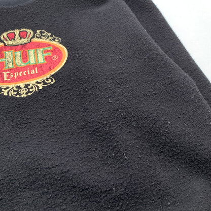 【中古品】【メンズ】 HUF SWEAT SHIRT ハフ スウェットシャツ トップス ブランド 古着 142-260808-gm-33-fuzh サイズ：不明 カラー：ブラック 万代Net店