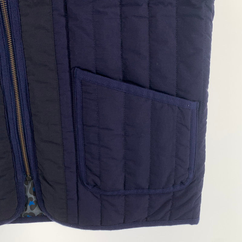 【中古品】【メンズ】 HUF QUILTING VEST ハフ キルティングベスト ジャケット ブランド 古着 142-260726-gm-14-fuzh サイズ：M カラー：ネイビー 万代Net店