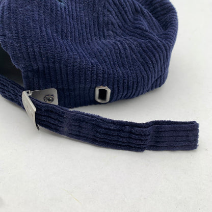 【中古品】【メンズ/レディース】 HUMAN MADE ヒューマンメイド 6パネル コーデュロイ キャップ 帽子 185-260615-vt-93-fuzh カラー：ネイビー 万代Net店