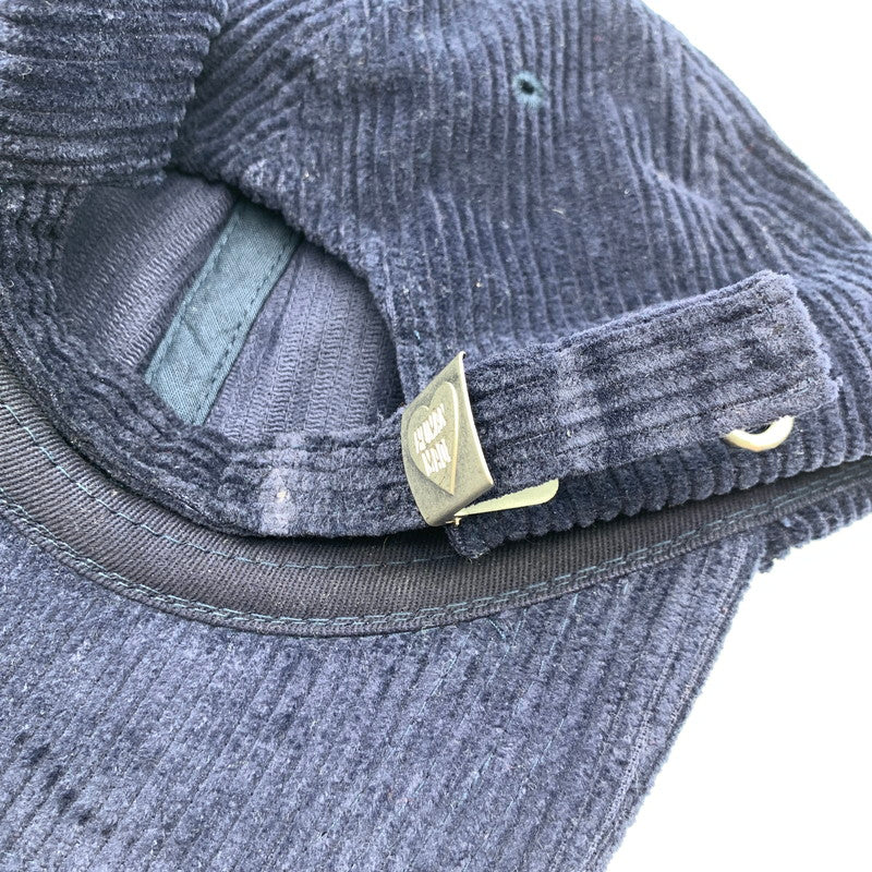 【中古品】【メンズ/レディース】 HUMAN MADE ヒューマンメイド 6パネル コーデュロイ キャップ 帽子 185-260615-vt-93-fuzh カラー：ネイビー 万代Net店