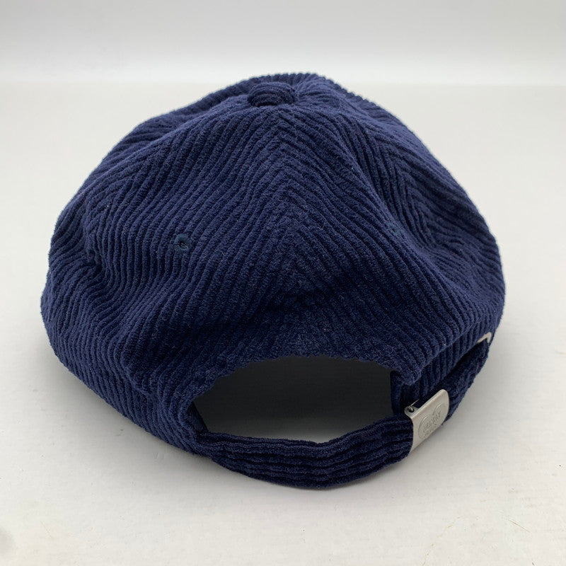 【中古品】【メンズ/レディース】 HUMAN MADE ヒューマンメイド 6パネル コーデュロイ キャップ 帽子 185-260615-vt-93-fuzh カラー：ネイビー 万代Net店