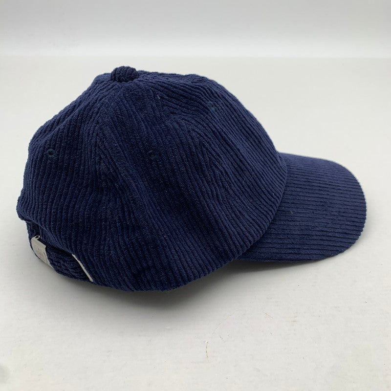 【中古品】【メンズ/レディース】 HUMAN MADE ヒューマンメイド 6パネル コーデュロイ キャップ 帽子 185-260615-vt-93-fuzh カラー：ネイビー 万代Net店