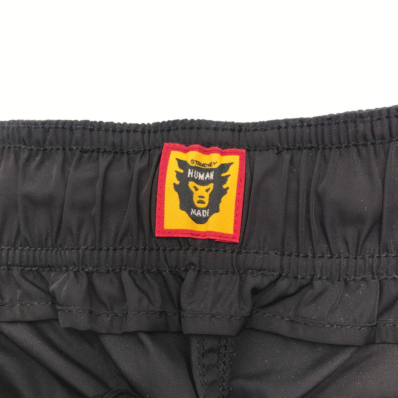 【中古品】【メンズ】 HUMAN MADE ヒューマンメイド HM28PT022 REFLECTIVE LINE PANTS リフレクティブ ライン パンツ ズボン BLACK SIZE:L 24AW 153-260613-io-37-fuzh 万代Net店