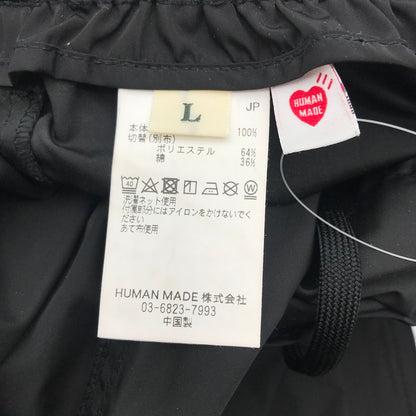 【中古品】【メンズ】 HUMAN MADE ヒューマンメイド HM28PT022 REFLECTIVE LINE PANTS リフレクティブ ライン パンツ ズボン BLACK SIZE:L 24AW 153-260613-io-37-fuzh 万代Net店
