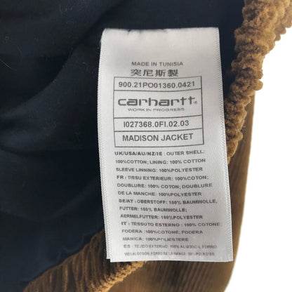 【中古品】【メンズ】 CARHARTT カーハート MADISON JACKET マディソン ジャケット カラーBROWN SIZE:L 21FW 145-260713-ky-03-fuzh 万代Net店