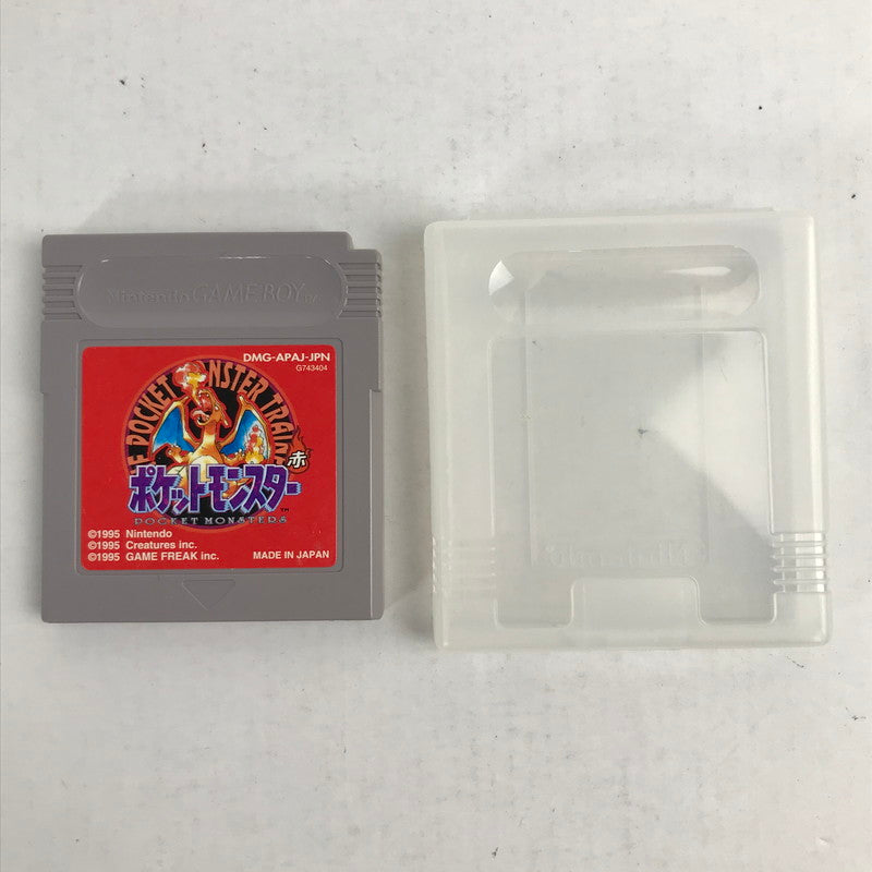 【中古品】 ゲームボーイ ポケットモンスター 赤 GB 箱破れ・内箱欠品 ポケモン レトロゲーム [CERO区分_A / 全年齢対象商品] 023-260611-io-03-fuzh 万代Net店