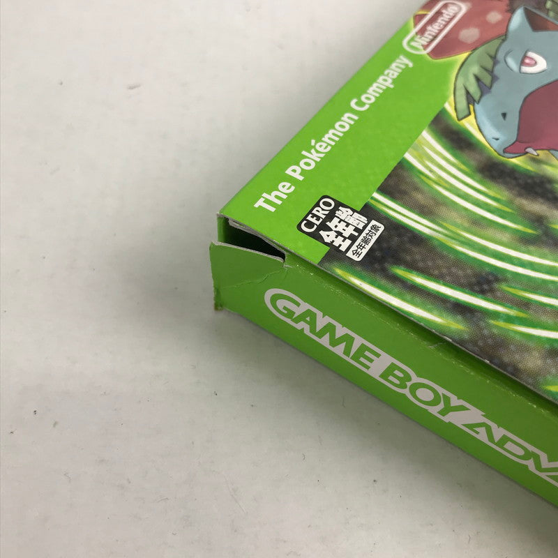 【中古品】 GBA ゲームボーイアドバンス ポケットモンスター リーフグリーン 外箱・取説傷み ワイヤレスアダプター欠品 動作確認済 ポケモン レトロゲーム [CERO区分_A / 全年齢対象商品] 023-260611-io-02-fuzh 万代Net店
