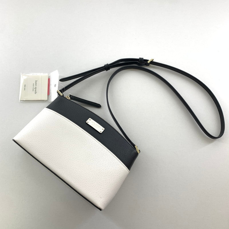 【中古品】【レディース】 KATE SPADE ケイト・スペード BICOLOR SHOULDER BAG ショルダーバッグ カラーWHITE/BLACK カバン 180-260721-ky-20-fuzh 万代Net店
