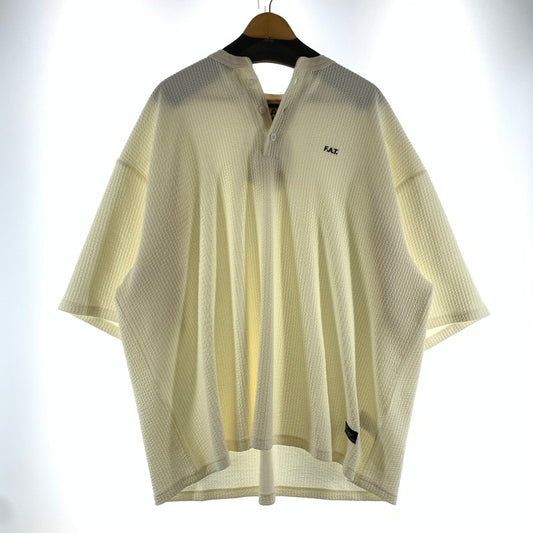 【中古品】【メンズ】 FAT エフエイティー F32420-CT16-AB SHRINKLEY ヘンリーネックTシャツ カラーOFFWHITE SIZE:FAT(XL) 142-260722-ky-17-fuzh 万代Net店