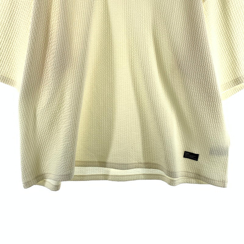 【中古品】【メンズ】 FAT エフエイティー F32420-CT16-AB SHRINKLEY ヘンリーネックTシャツ カラーOFFWHITE SIZE:FAT(XL) 142-260722-ky-17-fuzh 万代Net店
