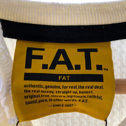 【中古品】【メンズ】 FAT エフエイティー F32420-CT16-AB SHRINKLEY ヘンリーネックTシャツ カラーOFFWHITE SIZE:FAT(XL) 142-260722-ky-17-fuzh 万代Net店