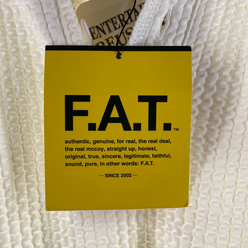 【中古品】【メンズ】 FAT エフエイティー F32420-CT16-AB SHRINKLEY ヘンリーネックTシャツ カラーOFFWHITE SIZE:FAT(XL) 142-260722-ky-17-fuzh 万代Net店