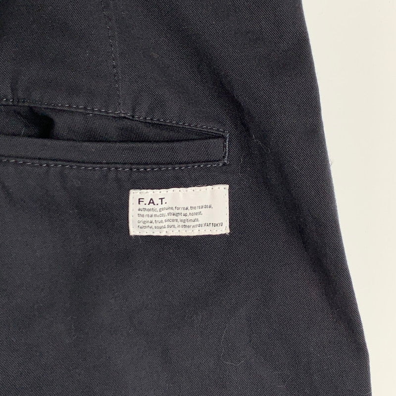 【中古品】【メンズ】 F.A.T F32211-PN22-AB AESTHETIC PANTS エフエーティー パンツ ボトムス チノパンツ ブランド 古着 153-260614-gm-16-fuz サイズ：L カラー：ネイビー 万代Net店