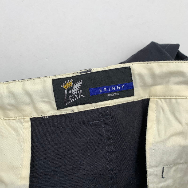 【中古品】【メンズ】 F.A.T F32211-PN22-AB AESTHETIC PANTS エフエーティー パンツ ボトムス チノパンツ ブランド 古着 153-260614-gm-16-fuz サイズ：L カラー：ネイビー 万代Net店