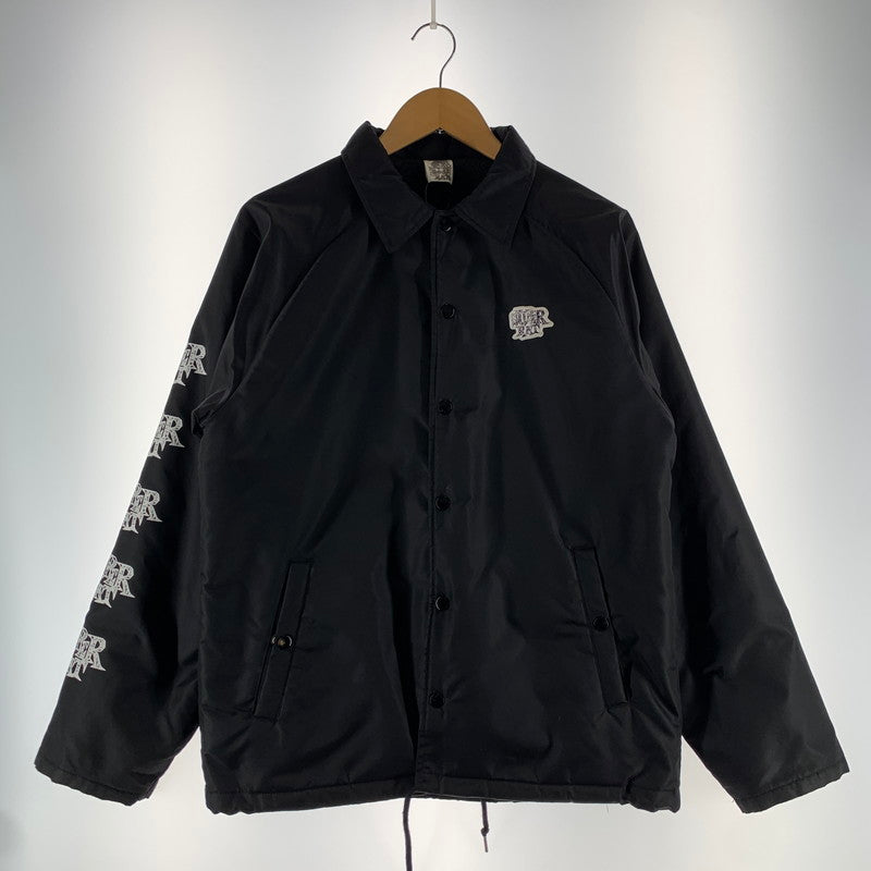 【中古品】【メンズ】 SUPER RAD スーパーラッド コーチジャケット BLACK SIZE:M 内ボア メンズ スレあり 142-260613-io-26-fuzh 万代Net店