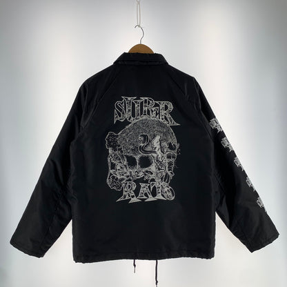 【中古品】【メンズ】 SUPER RAD スーパーラッド コーチジャケット BLACK SIZE:M 内ボア メンズ スレあり 142-260613-io-26-fuzh 万代Net店