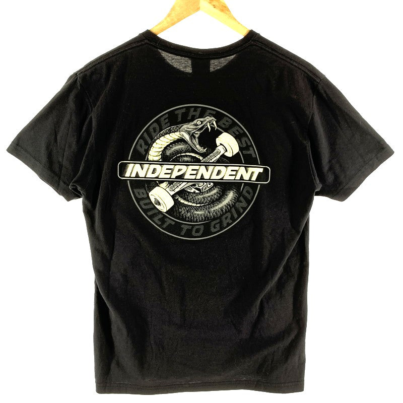 【中古品】【メンズ】 INDEPENDENT インディペンデント SPEED SNAKE S/S TEE 半袖Tシャツ 142-260615-vt-94-fuzh サイズ：M カラー：ブラック 万代Net店