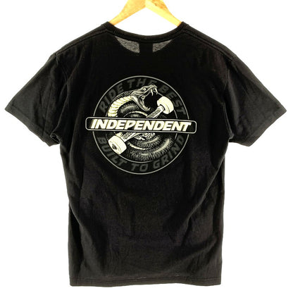 【中古品】【メンズ】 INDEPENDENT インディペンデント SPEED SNAKE S/S TEE 半袖Tシャツ 142-260615-vt-94-fuzh サイズ：M カラー：ブラック 万代Net店