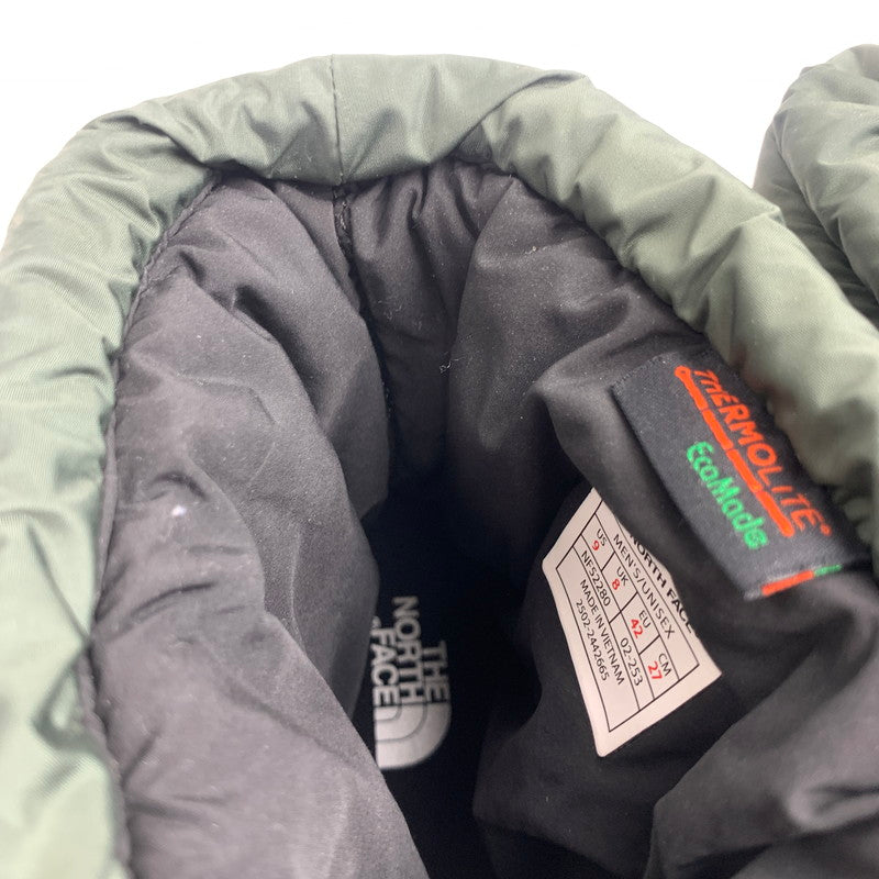【中古品】【メンズ】 THE NORTH FACE ノースフェイス NF52280 NUPTSE BOOTIE WP LOGO SHORT ヌプシ ブーティ ウォータープルーフ ロゴ ショート 164-260727-ny-09-fuzh サイズ：27.0cm カラー：グリーン 万代Net店