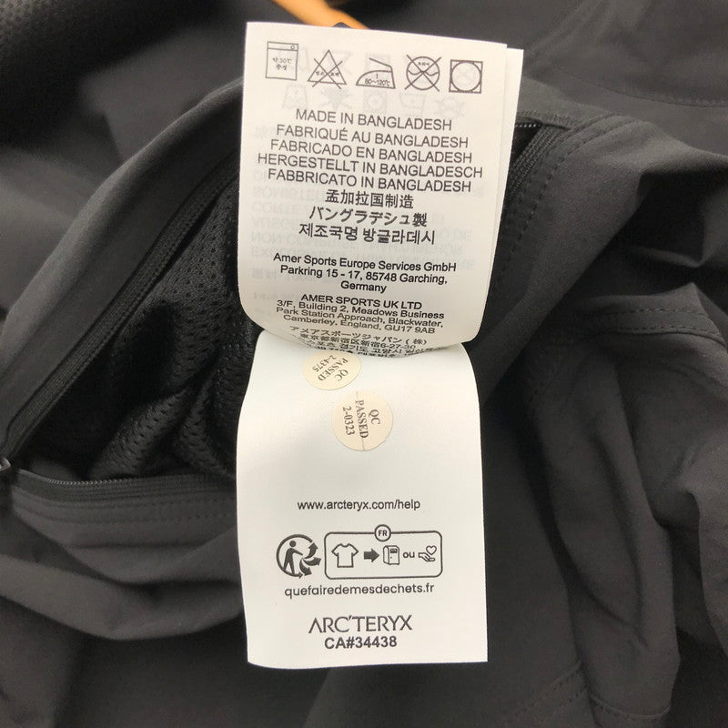 【中古品】【メンズ】 ARC'TERYX アークテリクス X000010609 GAMMA LIGHTWEIGHT JACKET ガンマ ライトジャケット メンズ BLACK SIZE:S 144-260613-io-28-fuzh 万代Net店