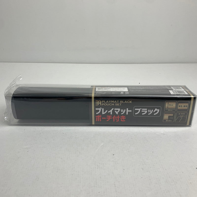 【未使用品】 未使用 未開封 レイマット ブラック ポーチ付 35×60 厚さ2.5 081-260625-mh-01-fuz 万代Net店