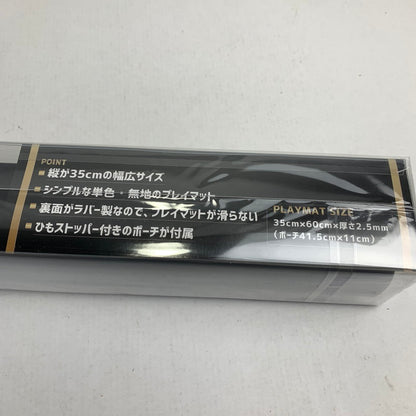 【未使用品】 未使用 未開封 レイマット ブラック ポーチ付 35×60 厚さ2.5 081-260625-mh-01-fuz 万代Net店