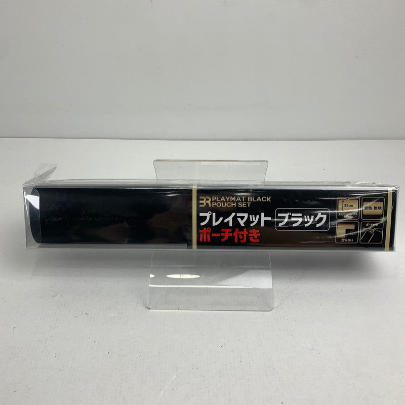 【未使用品】 未使用 未開封 レイマット ブラック ポーチ付 35×60 厚さ2.5 081-260625-mh-02-fuz 万代Net店