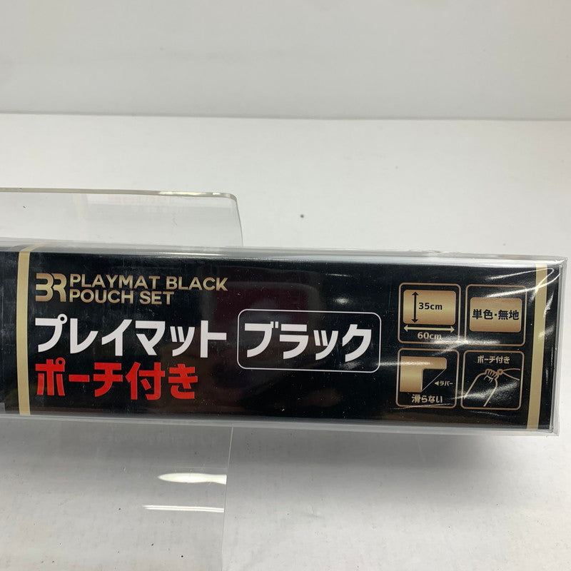 【未使用品】 未使用 未開封 レイマット ブラック ポーチ付 35×60 厚さ2.5 081-260625-mh-05-fuz 万代Net店