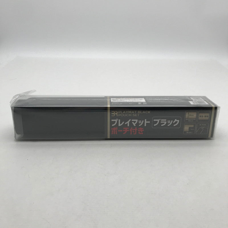【未使用品】 レイマット ブラック ポーチ付 35×60 厚さ2.5 081-260624-ky-19-fuz 万代Net店