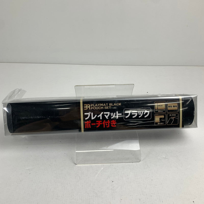 【未使用品】 未使用 未開封 レイマット ブラック ポーチ付 35×60 厚さ2.5 081-260625-mh-06-fuz 万代Net店