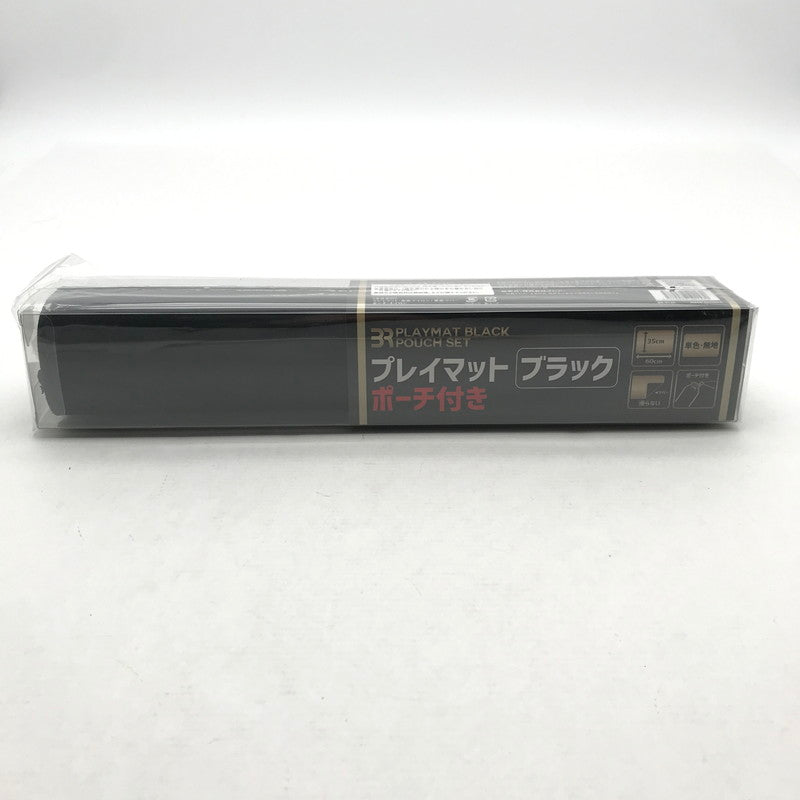 【未使用品】 レイマット ブラック ポーチ付 35×60 厚さ2.5 081-260624-ky-20-fuz 万代Net店