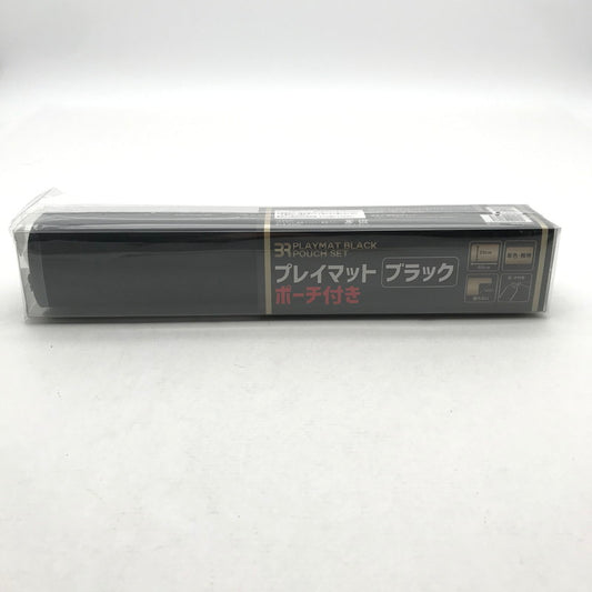 【未使用品】 レイマット ブラック ポーチ付 35×60 厚さ2.5 081-260624-ky-20-fuz 万代Net店