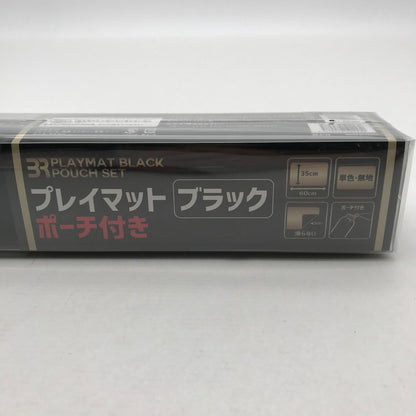 【未使用品】 レイマット ブラック ポーチ付 35×60 厚さ2.5 081-260624-ky-20-fuz 万代Net店