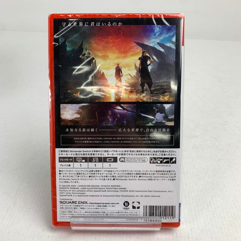 【未使用品】 未開封 Nintendo Switch2 ニンテンドー スイッチ 2 ソフト FINAL FANTASY VII REBIRTH [CERO区分_C/ 15歳以上対象] 029-260626-mh-11-fuz 万代Net店