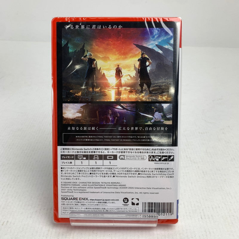 【未使用品】 未開封 Nintendo Switch2 ニンテンドー スイッチ 2 ソフト FINAL FANTASY VII REBIRTH [CERO区分_C/ 15歳以上対象] 029-260626-mh-09-fuz 万代Net店