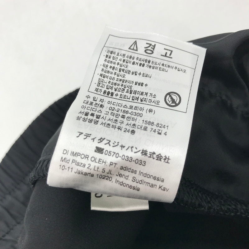 【中古品】【レディース】 ADIDAS アディダス ナイロンパンツ BLACK フレア レイヤード SIZE:M スリット入り 汚れあり 171-260613-io-30-fuzh 万代Net店