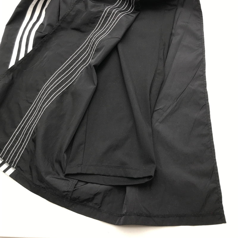 【中古品】【レディース】 ADIDAS アディダス ナイロンパンツ BLACK フレア レイヤード SIZE:M スリット入り 汚れあり 171-260613-io-30-fuzh 万代Net店