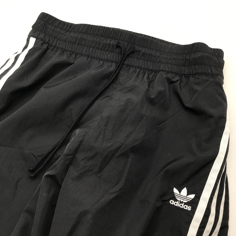 【中古品】【レディース】 ADIDAS アディダス ナイロンパンツ BLACK フレア レイヤード SIZE:M スリット入り 汚れあり 171-260613-io-30-fuzh 万代Net店