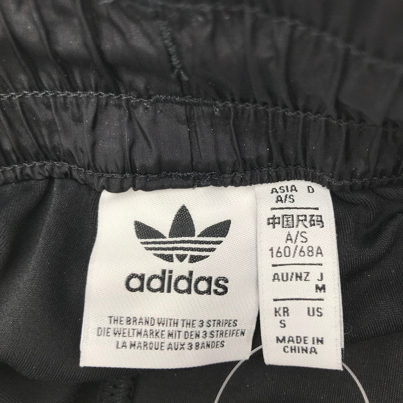 【中古品】【レディース】 ADIDAS アディダス ナイロンパンツ BLACK フレア レイヤード SIZE:M スリット入り 汚れあり 171-260613-io-30-fuzh 万代Net店
