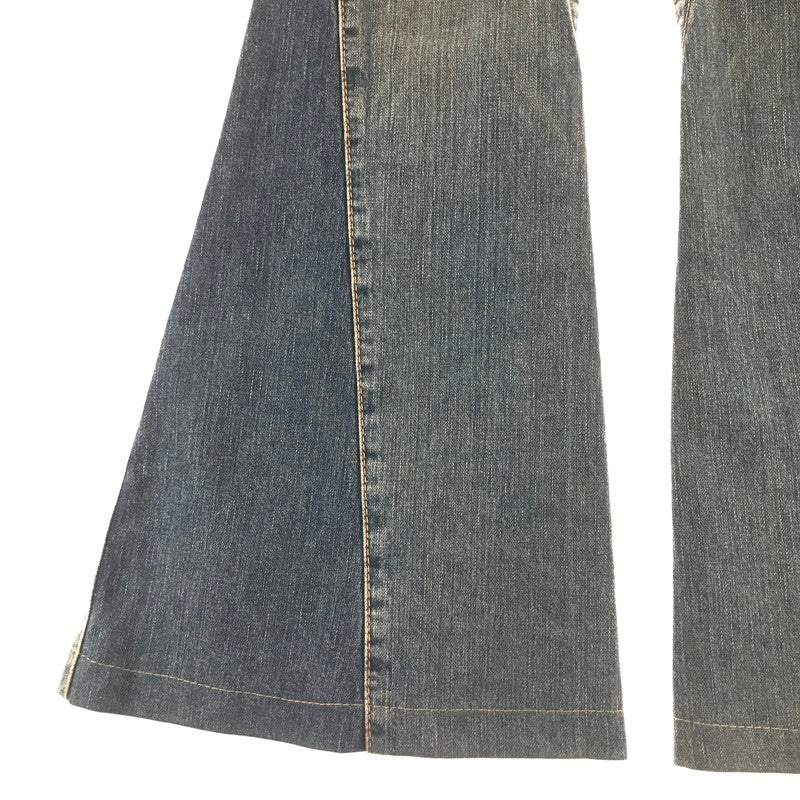 【中古品】【レディース】 TRUE RELIGION トゥルーレリジョン デニムパンツ BLUE.フレア SIZE:25 ジーンズ ジーパン 汚れあり 152-260613-io-29-fuzh 万代Net店