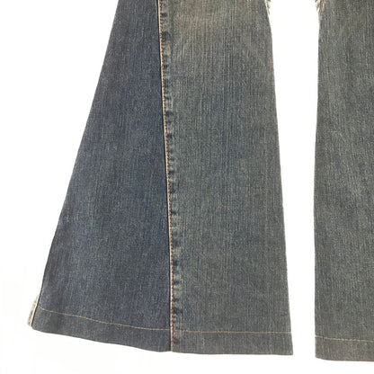 【中古品】【レディース】 TRUE RELIGION トゥルーレリジョン デニムパンツ BLUE.フレア SIZE:25 ジーンズ ジーパン 汚れあり 152-260613-io-29-fuzh 万代Net店