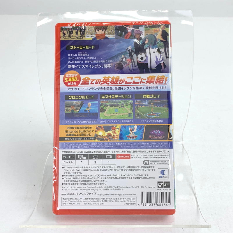 【未使用品】 Nintendo Switch2ソフト イナズマイレブン 英雄たちのヴィクトリーロード Nintendo Switch 2 Edition [CERO区分_B / 12歳以上対象] 029-260807-vt-03-fuz 万代Net店