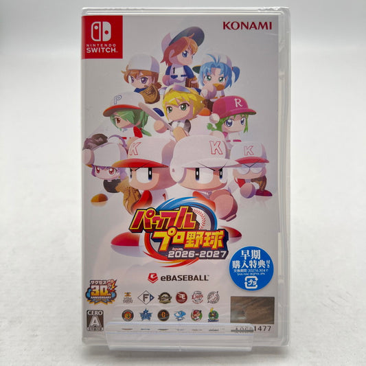 【未使用品】 パワフルプロ野球2026-2027 -Switch [CERO区分_A / 全年齢対象商品] 260701-MO-08-fuz 万代Net店