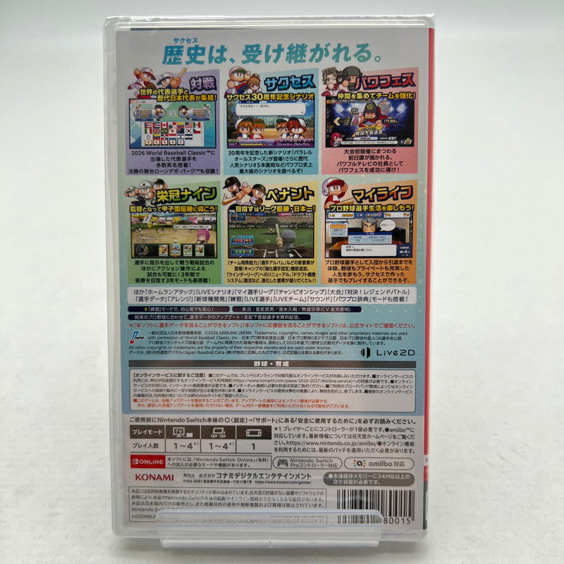 【未使用品】 パワフルプロ野球2026-2027 -Switch [CERO区分_A / 全年齢対象商品] 260701-MO-08-fuz 万代Net店