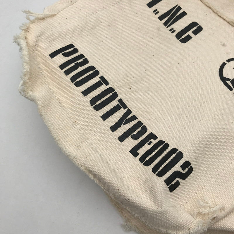 【中古品】【レディース】 FAF エフエーエフ FAKE AS FLOWERS HARD BAG WHITE カバン バッグ カバン かばん 鞄 ダメージ加工あり 188-260613-io-39-fuzh 万代Net店
