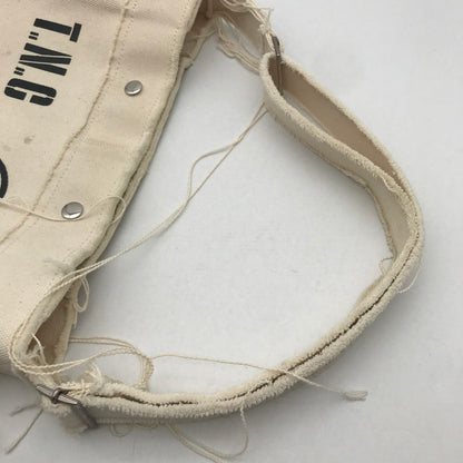 【中古品】【レディース】 FAF エフエーエフ FAKE AS FLOWERS HARD BAG WHITE カバン バッグ カバン かばん 鞄 ダメージ加工あり 188-260613-io-39-fuzh 万代Net店